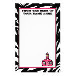 Zebra Schoolhouse Stationery