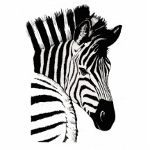 zebra sculpture keychain acrylic cut outs
