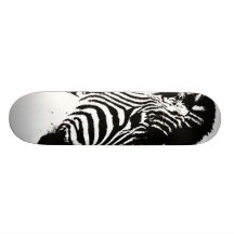 Zebra Skate Board
