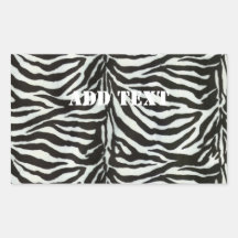 Zebra Skin Camouflage Texture Sticker