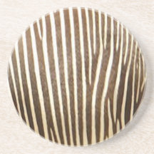 Zebra Skin Coasters