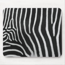 Zebra Stripe Pattern Mouse Pad