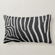 Zebra Stripe Pattern Pillow