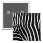 Zebra Stripe Pattern Square Pin
