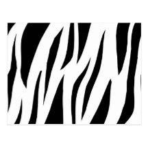 Zebra Stripe Postcards