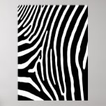 Zebra Stripe Print (black & white)
