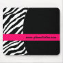 Zebra Striped Mousepad