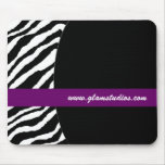 Zebra Striped Mousepad