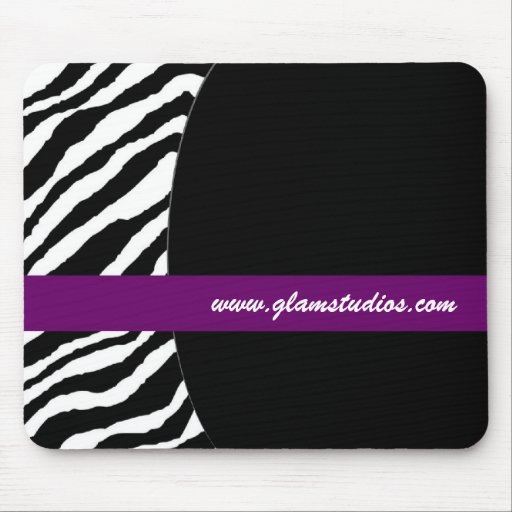 Zebra Striped Mousepad