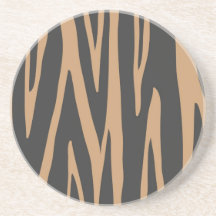 Zebra Striped Sandstone Coaster