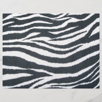 zebra scrapbook paper