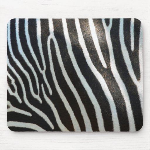 Zebra Stripes Mouse Pads