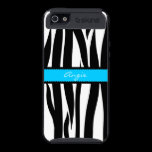 Zebra Stripes Pattern Personalized Name iPhone skinit case