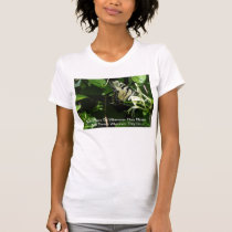 Zebra Swallowtail On Honeysuckle t-shirts