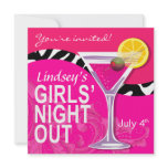 Zebra Swoop Girls' Night Out Cocktail Party