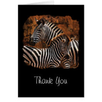 Zebra Thank You cards