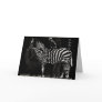 Zebra Tiger Greeting Card
