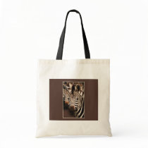 Zebra tote bags