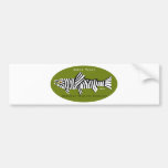 Zebra Trout Bumper Sticker