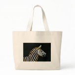 Zebra with black and white stripes in Africa bags