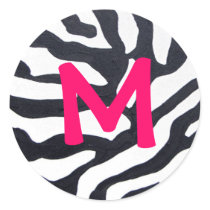 Zebra with Monogram