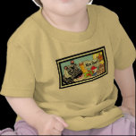 Zèbre 2 de bébé t-shirts