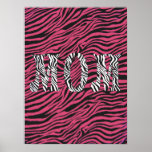 ZÈBRE LETTERS-POSTER DE MAMAN