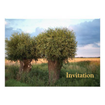 Zeeland-Two Willow Trees Personalized Invite