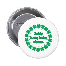 Zeidy is My Lucky Charm Pin