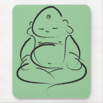 Zen Buddha Mouse Mat