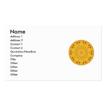 Zen Buddhist inspired mandela Business Cards
