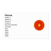 Zen Buddhist inspired mandela Business Cards