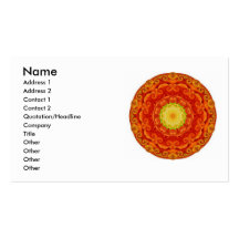 Zen Buddhist inspired mandela Business Cards