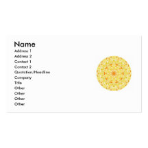 Zen Buddhist inspired mandela Business Cards