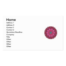 Zen Buddhist inspired sacred wheel Business Cards