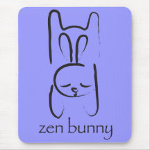 Zen Bunny 2 Mouse Mats