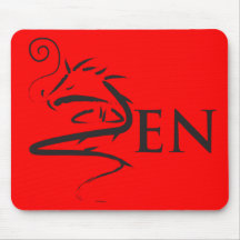 Zen Dragon 1 Mouse Pads