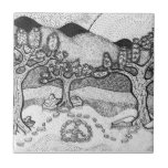 Zen Landscape Art Ceramic Tiles