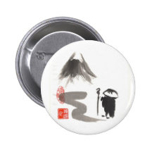 Zen Monk on Journey Pin