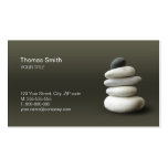Zen Pebbles Balance business card