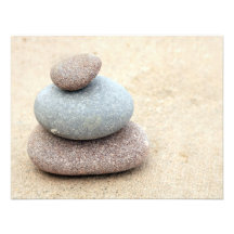Zen Rocks Custom Invitations