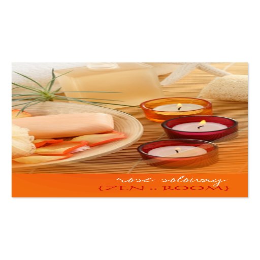 Zen room business cards