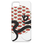 Zen Sun Yoga Silhouette Black Om iPhone 5 CaseMate