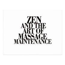 ZEN & The Art of MASSAGE Post Card