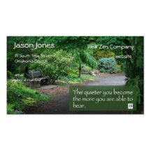 Zen Wisdom business card