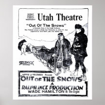 Zena Keefe 1920 vintage movie ad poster