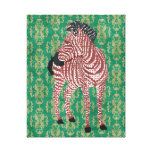 Zenya II Art Green Canvas Stretched Canvas Prints