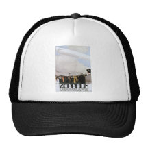 Zeppelin in Deutsch Bohmen Schauflug Mesh Hats