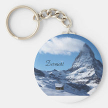 Zermatt keyring keychain