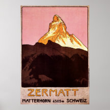 Zermatt Suisse Poster